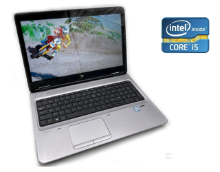 БУ Ноутбук А- класс HP ProBook 650 G2 / 15.6&quot; (1366x768) TN / Intel Core i5-6300U (2 (4) ядра по 2.4 - 3.0 GHz) / 8 GB DDR4 / 512 GB SSD / Intel HD Graphics 520 / WebCam / DVD-RW / Win 10 Pro из Европы