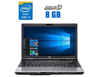 БУ Ноутбук Fujitsu LifeBook E752 / 15.6&quot; (1600x900) TN / Intel Core i5-3210M (2 (4) ядра по 2.5 - 3.1 GHz) / 8 GB DDR3 / 480 GB SSD / Intel HD Graphics 4000 / WebCam из Европы