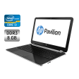 Ноутбук Б-класс HP Pavilion ProtectSmart / 15.6" (1366x768) TN / Intel Core i3-3217U (2 (4) ядра по 1.8 GHz) / 8 GB DDR3 / 128 GB SSD / Intel HD Graphics 4000 / WebCam / DVD-RW - 1