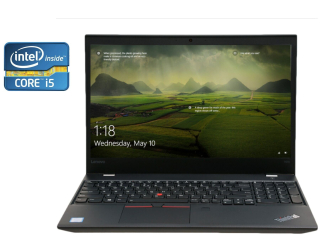 БУ Ноутбук Б-класс Lenovo ThinkPad T570 / 15.6&quot; (1920x1080) IPS / Intel Core i5-6300U (2 (4) ядра по 2.4 - 3.0 GHz) / 8 GB DDR4 / 240 GB SSD / Intel HD Graphics 520 / WebCam / Win 10 Pro из Европы