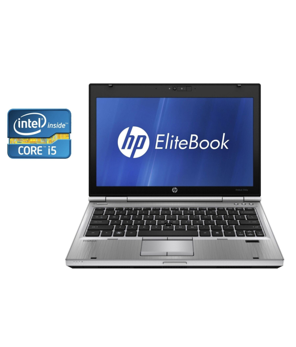 Нетбук HP EliteBook 2560p / 12.5&quot; (1366x768) TN / Intel Core i5-2520M (2 (4) ядра по 2.5 - 3.2 GHz) / 8 GB DDR3 / 240 GB SSD / Intel HD Graphics 3000 / WebCam / Win 10 Pro - 1