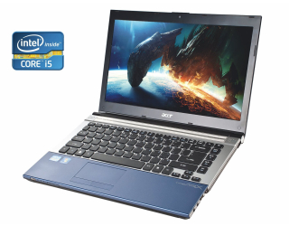 БУ Ноутбук Acer Aspire 4830 / 14&quot; (1366x768) TN / Intel Core i5-2410M (2 (4) ядра по 2.3 - 2.9 GHz) / 8 GB DDR3 / 240 GB SSD / Intel HD Graphics 3000 / WebCam / DVD-RW / Win 10 Pro из Европы