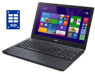 БУ Ноутбук Acer Aspire E1-571 / 15.6&quot; (1366x768) TN / Intel Core i3-2348M (2 (4) ядра по 2.3 GHz) / 8 GB DDR3 / 240 GB SSD / Intel HD Graphics 3000 / WebCam / Win 10 Pro  из Европы